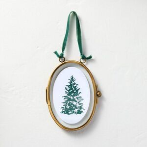Brass and Glass Oval Frame Ornament - Hearth & Hand™ with Magnolia